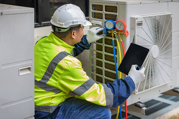 Professional Emergency Hvac technician working in Zieglerville, PA